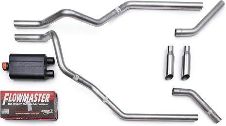 All-Stainless Flowmaster Super 44 Mandrel-Bent Dual Truck Exhaust Kit with