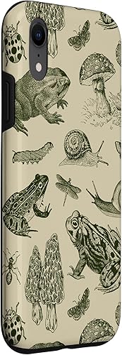 Miniatura 3 de Funda para iPhone XR con hongos de rana de los años 90, vintage, oscura