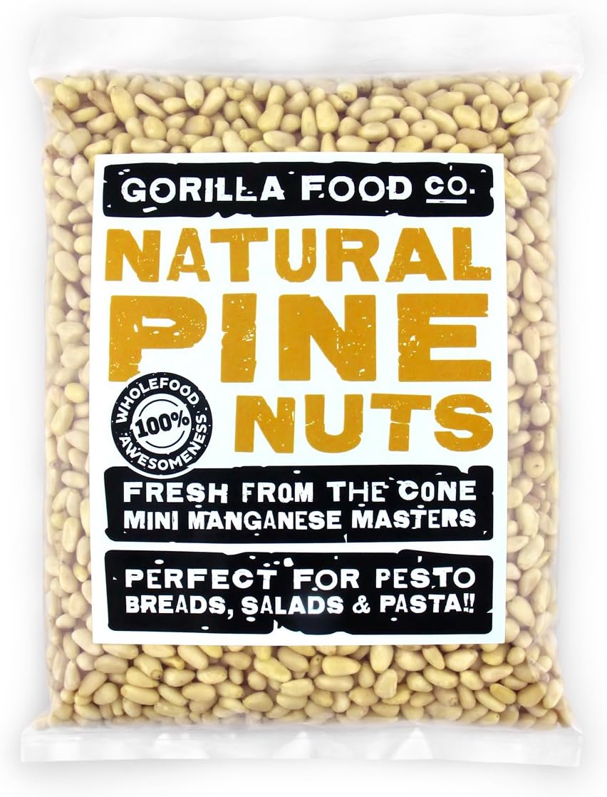 Gorilla Food Co. Pine Nuts (Kernels) - 200g | Raw | Unsalted