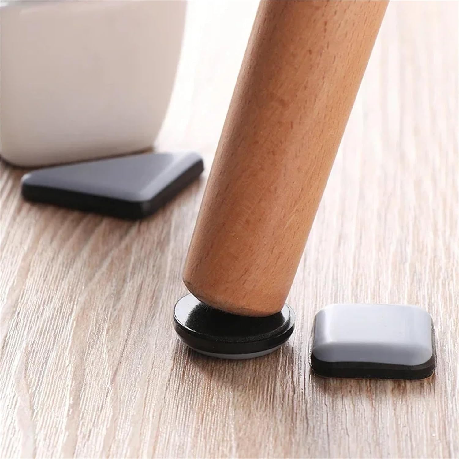 Furniture Sliders for Carpet 100Pcs Furniture Leg Slider Wear-Resistant Silent Household Table Chair Foot Pads Mobile Corner