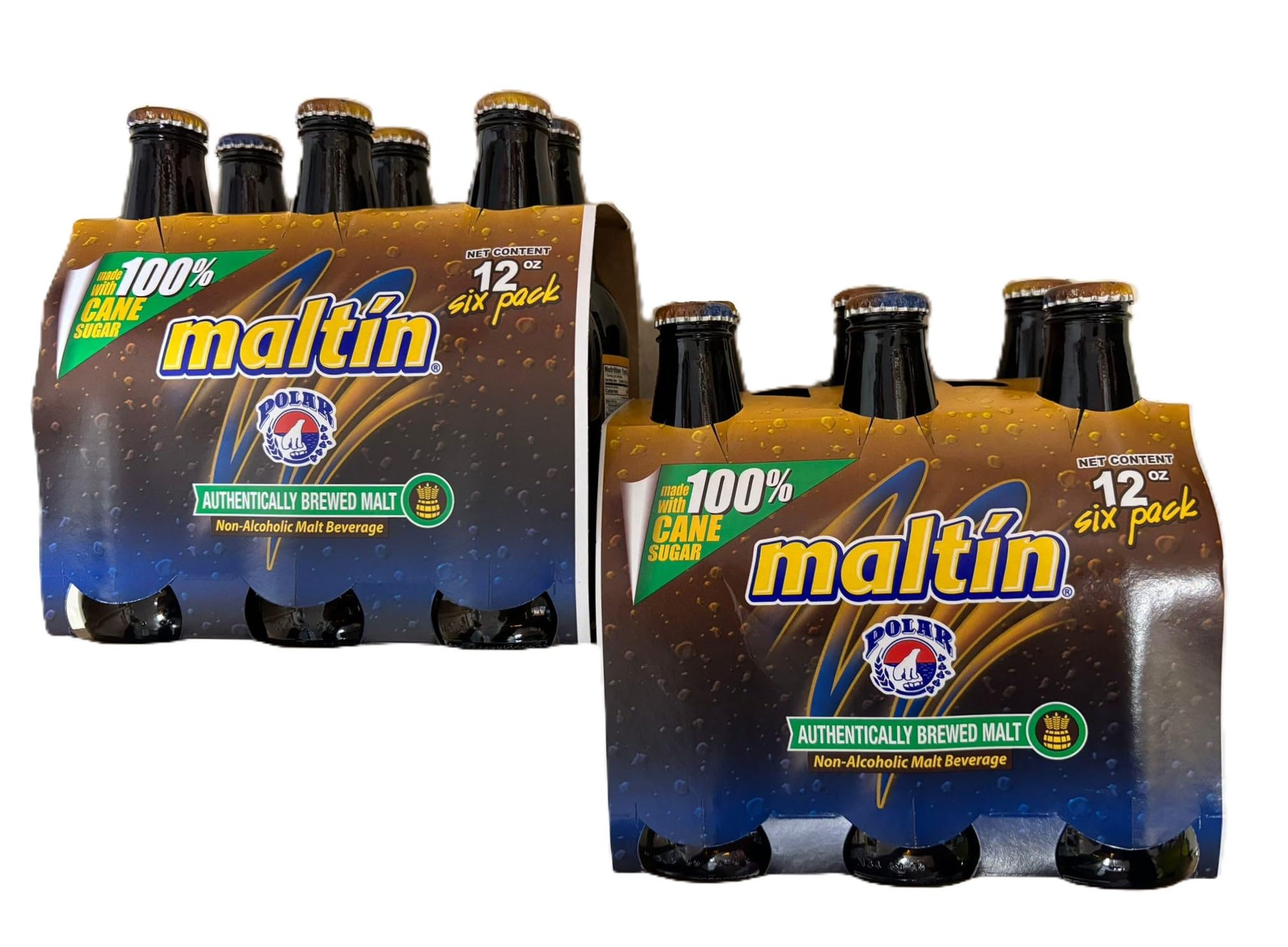 Amazon.com: MaltÍn Polar Two Six Packs Of 12 oz. Bottles
