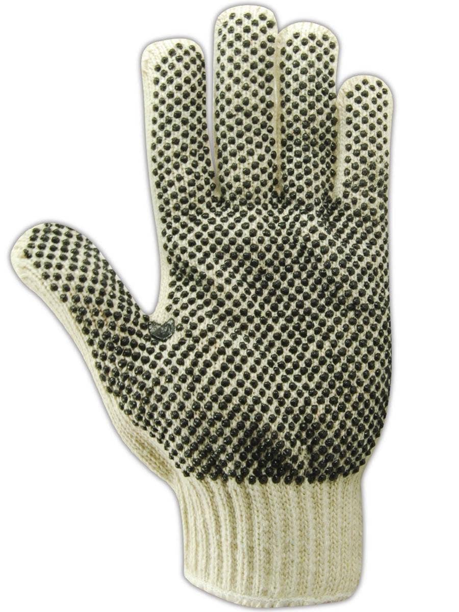 MAGID Dotted Gloves Polyester/Cotton Blend, 12 Pairs, Size Men's (Fits Large), T93 - Image 3