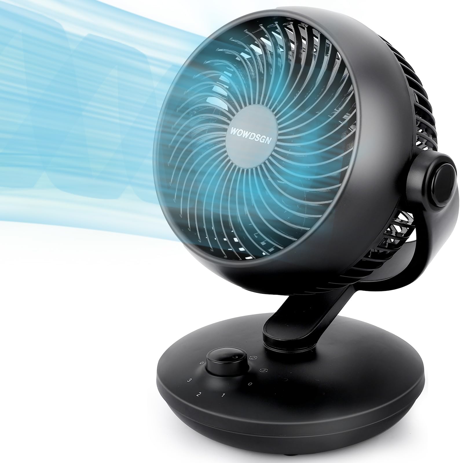 Ventilador de escritorio Rowenta Turbo Silence VU2730 30 cm 4 velocidades blanco - ROWENTA VENTILADORES DE MESA Y PARED