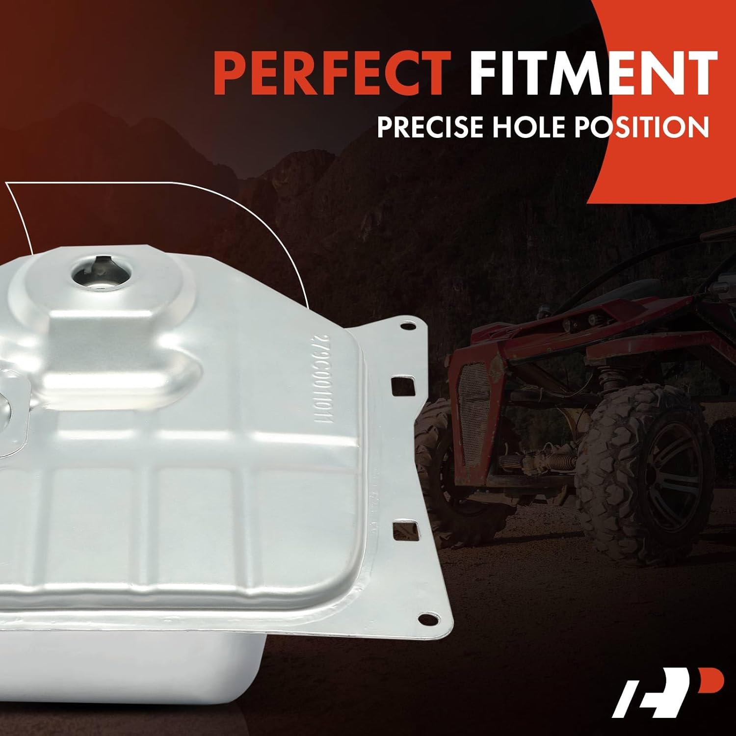 A-Premium Fuel Gas Tank Compatible with Honda Metropolitan 50 2002-2009 2013-2019, Metropolitan 50 II 2002-2005, Ruckus 50 2003-2009 2011-2020 2022-2023, Replace# 17500-GET-010