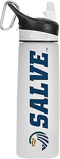 Salve Regina University Tritan Plastic Frosted Sport Bottle, Design-1 - White