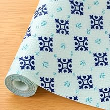 Drawer Mat for Kitchen Shelves, Fridge Mat Roll 45x300 cm, Waterproof Non-Slip Cabinet Liner, Washable Anti Slip Mat/Sheet Shelf Liner for Kitchen, Refrigerator, Wardrobe & Storage Cabinets