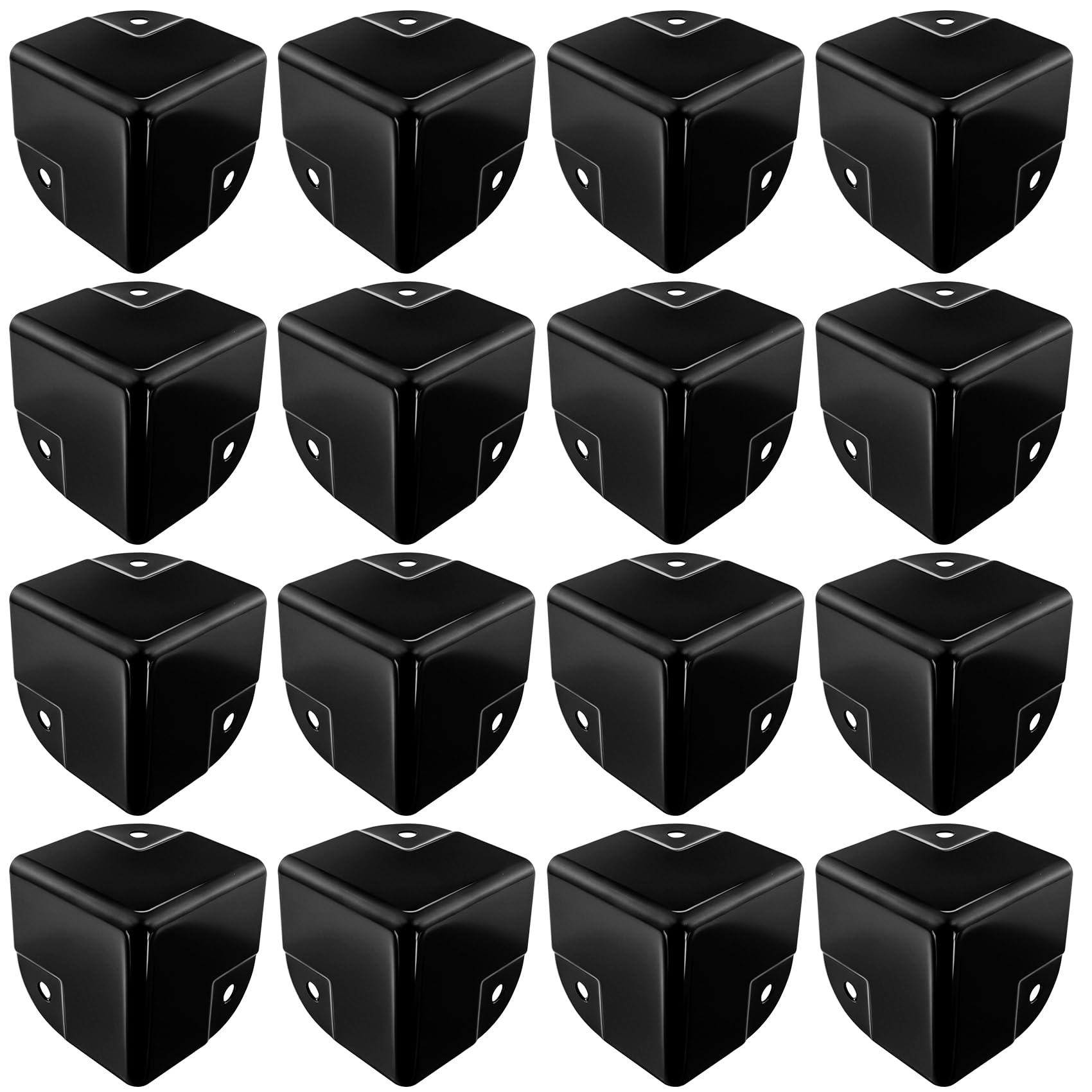 MY MIRONEY 16Pcs 1.57" Black Corner Protector