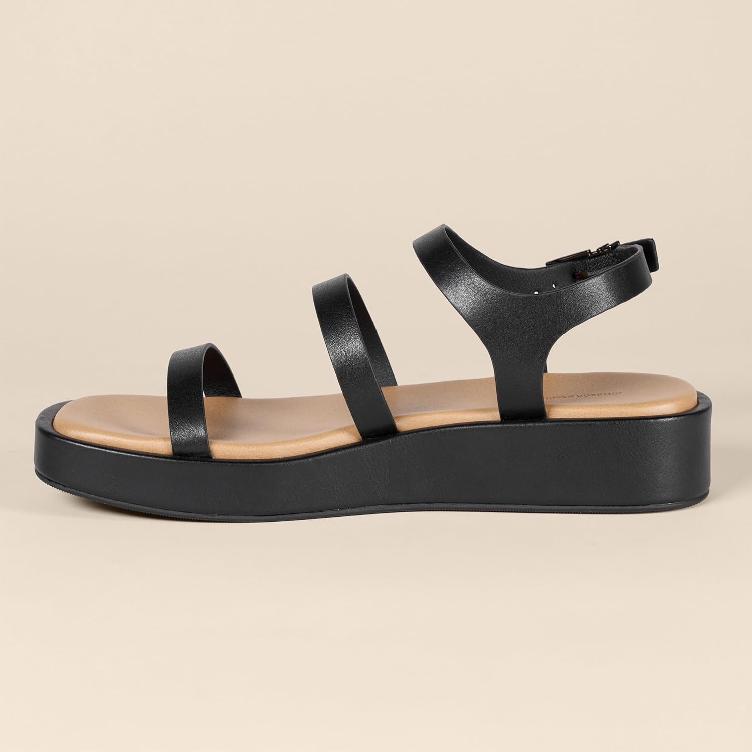 Amazon Essentials Women's Strappy Flatform Sandals - Image 3