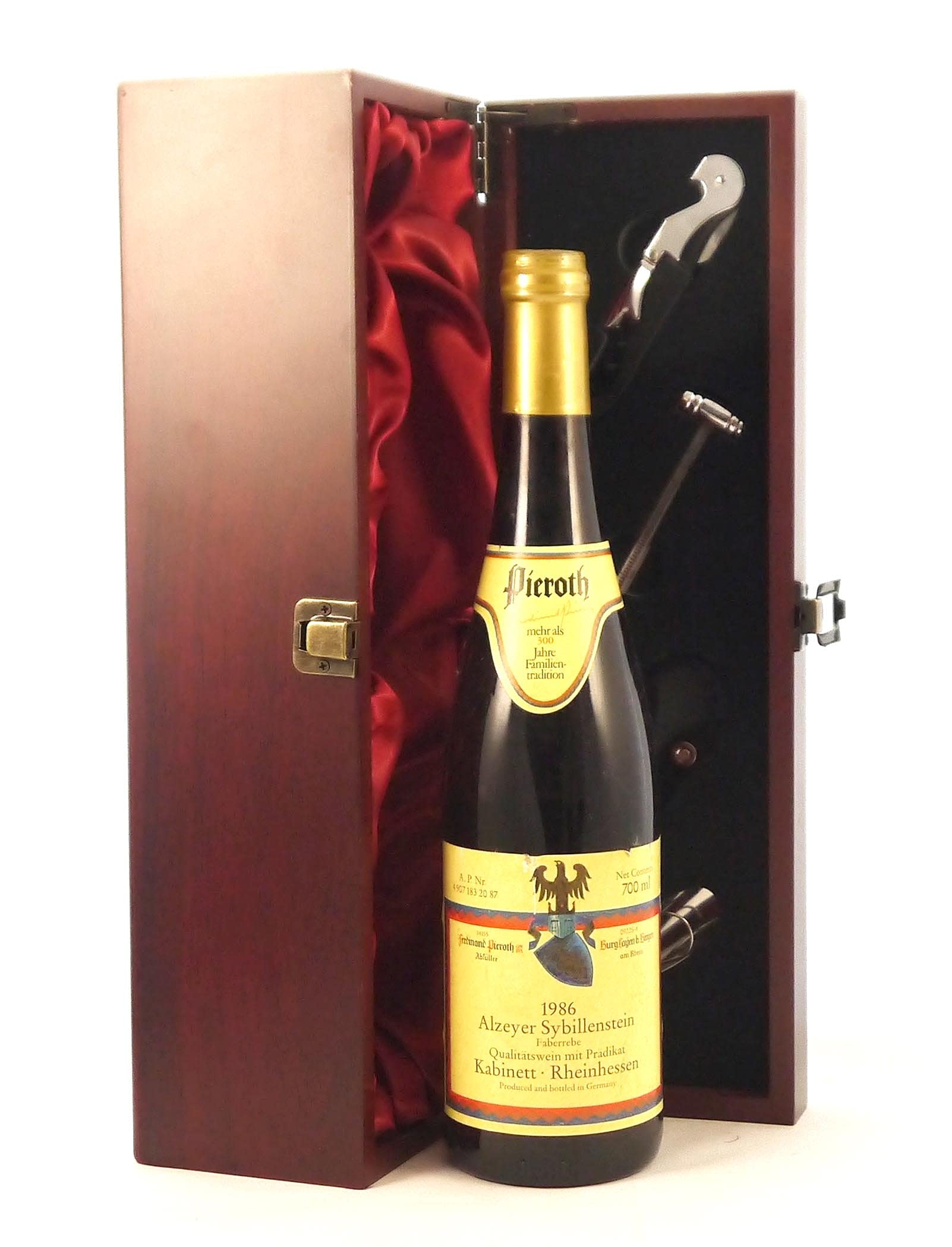 Alzeyer Sybillenstein 1986 Ferdinand Pieroth vintage wine in a