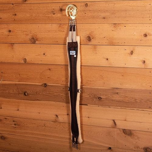 Miniatura 7 de EasyUP Berlin - Brida de latón doble herradura de 6 pulgadas de largo x 3-12 pulgadas de ancho x 2-14 pulgadas de profundidad  gancho de 1-14