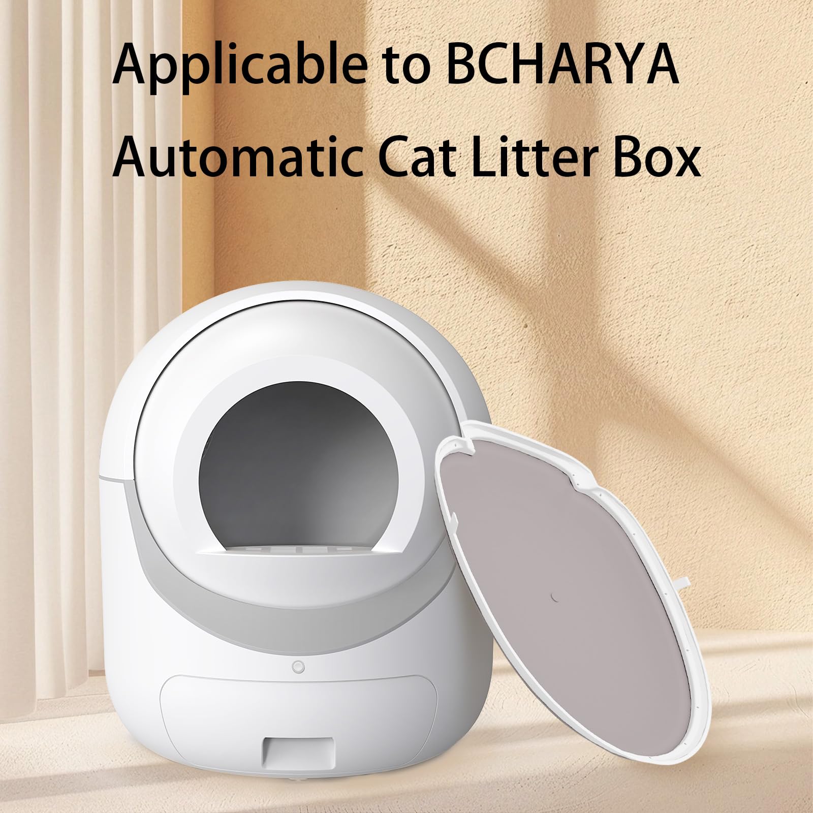 Tappetino di ricambio per lettiera per gatti, adatto per lettiera automatica BCHARYA in silicone, impermeabile e durevole, antigraffio e anti-morso, ricambio originale