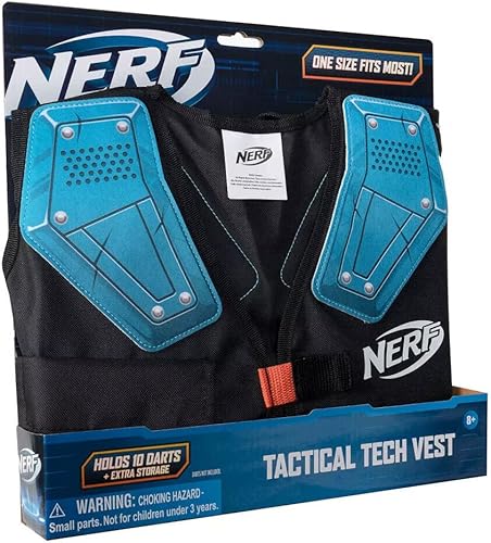 Miniatura 2 de NERF Chaleco táctico Tech, Negro -