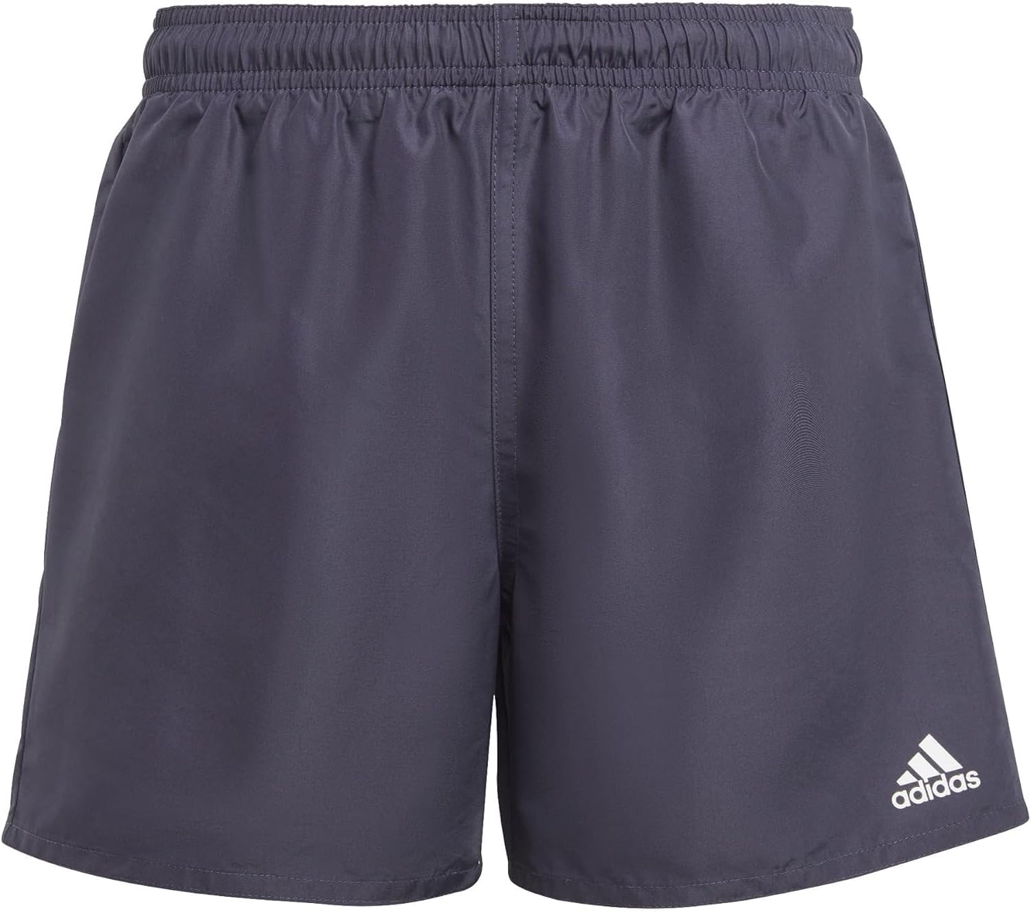 adidasBoys' Classic Badge of Sport Swim Shorts, Shadow Navy/White, X-Large