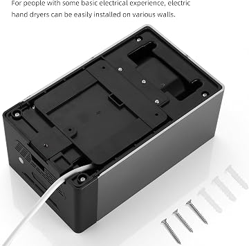 Automatic Hand Dryer, High Speed Hand Dryer 7s Fast Dry, Commercial Electric Hand Dryers for Office, Bathroom and Toilet 1000W, Dark Gray