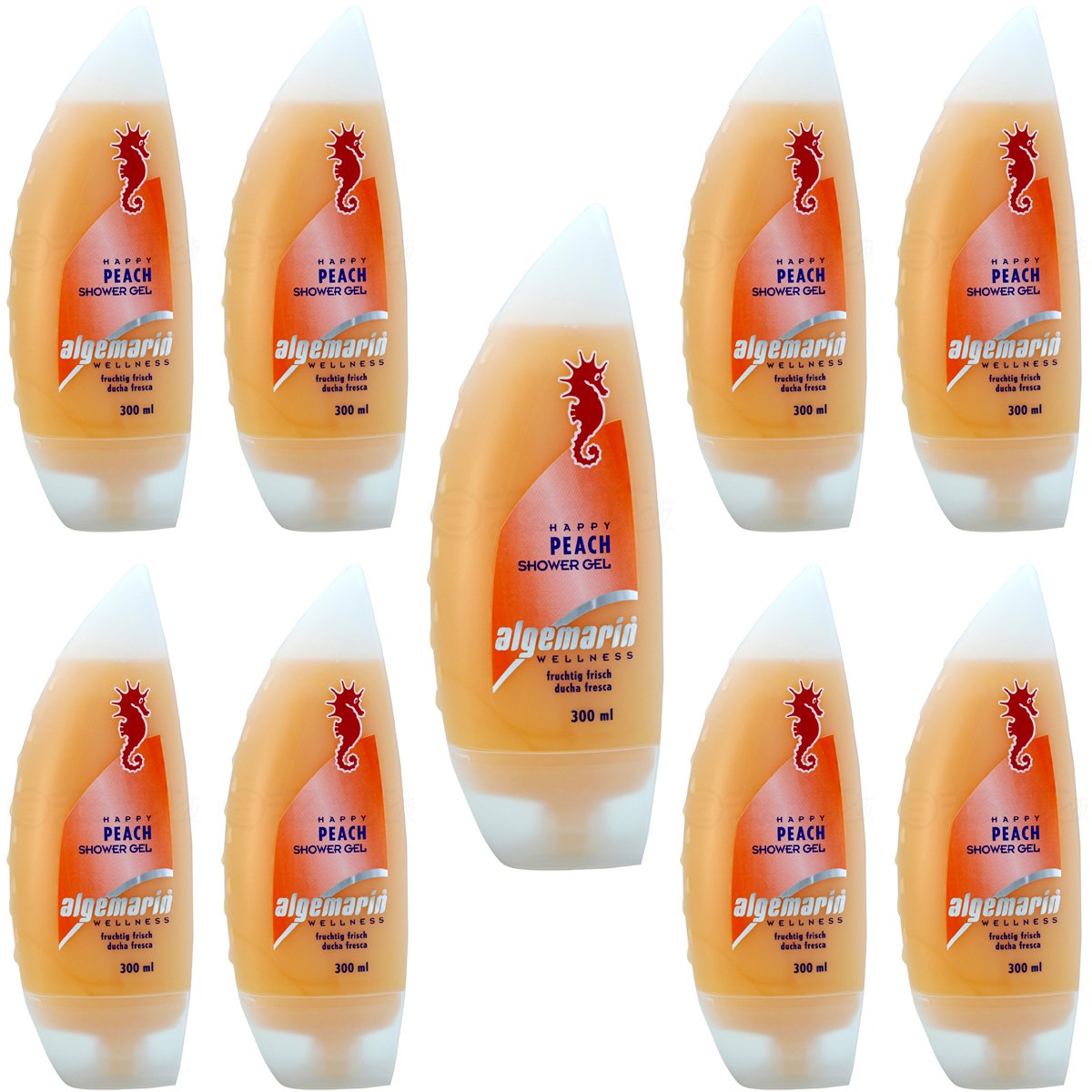 Amazon | アルゲマリンボディソープ ハッピーピーチ300ml×9本