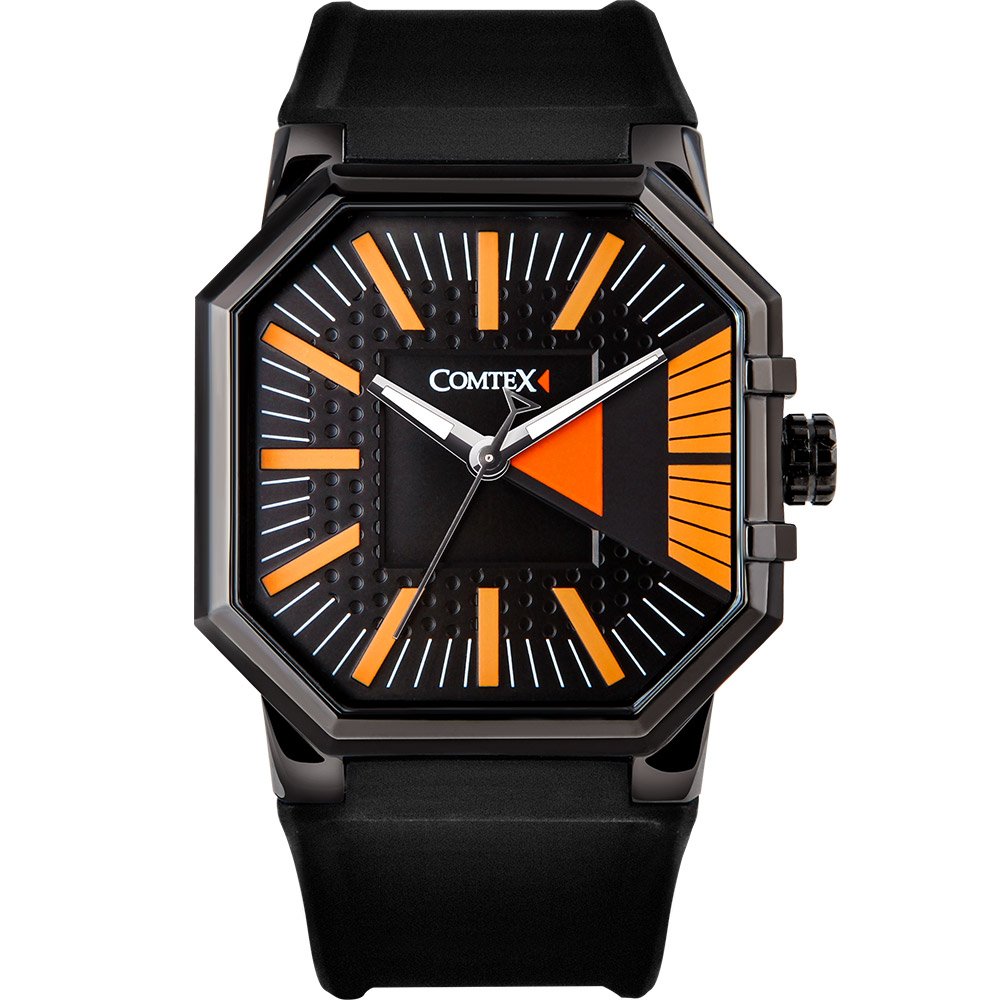 Men’s Watches Black Silicone Band Quartz Analogue Sports Watches for Men Fashion Water Resistant