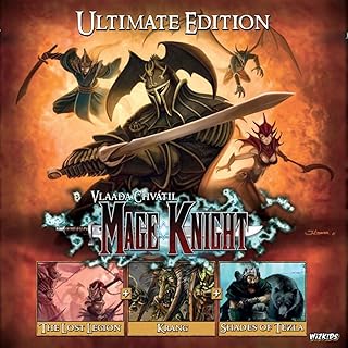 Comprar WizKids Mage Knight: Ultimate Edition, Colores Variados - Juego de Mesa Estratégico de Fantasía para 1-5 Jugadores, Edad Recomendada: 14+