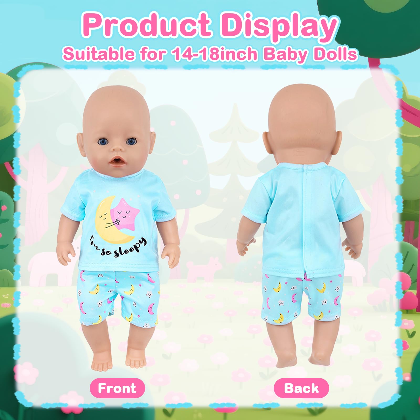 Baby Doll Clothes for 14-18 inch Baby Dolls - Image 4