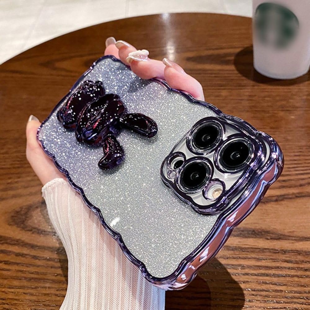 Amazon.co.jp: Cute Rabbit Stand Holder Phone Case for iPhone 11 12