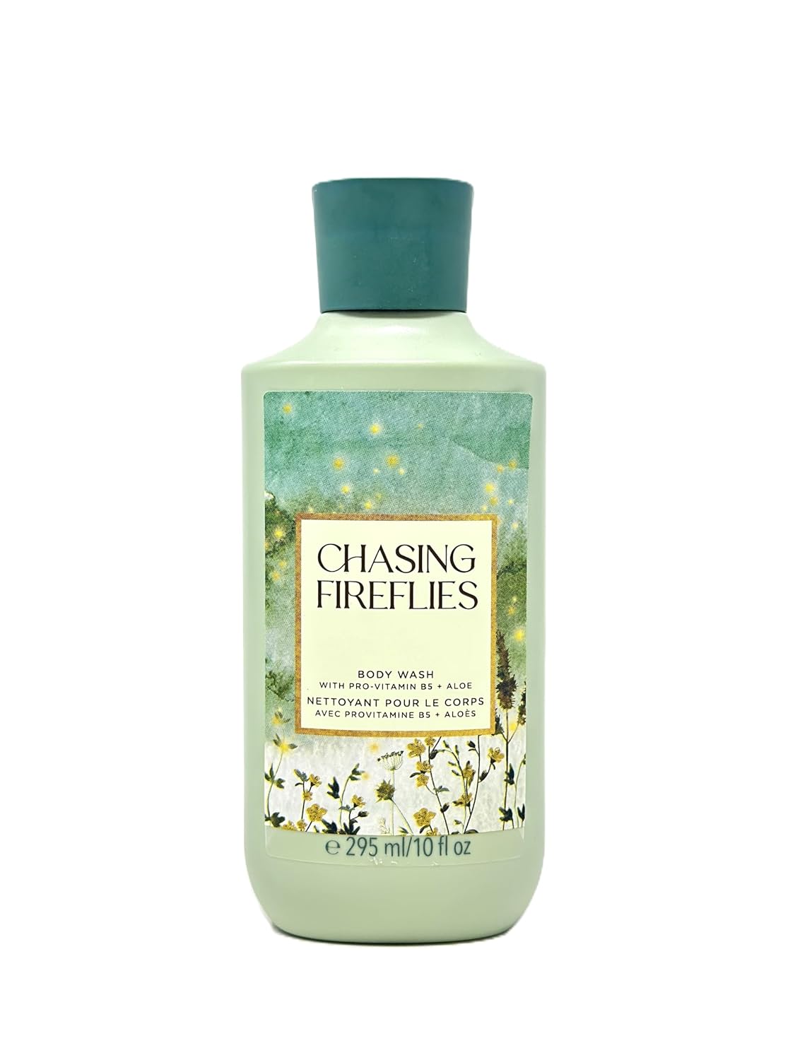 Chasing Fireflies Body Wash with Pro Vitamin B5 + Aloe Bath and Body 10 fl oz / 295 ml What it smells like: fruity yet floral with a dash of enchantment