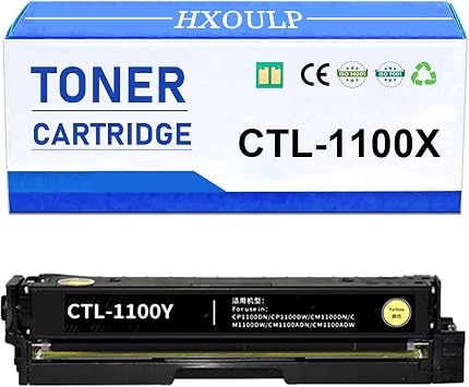 CTL-1100X BK/C/M/Y Toner Cartridge Replacement Compatible for Pantum CP1100 CP1100DN CP1100DW CM1100DN CM1100DW CM1100ADN CM1100ADW Printer, CTL1100 Extra High-Yield Yellow