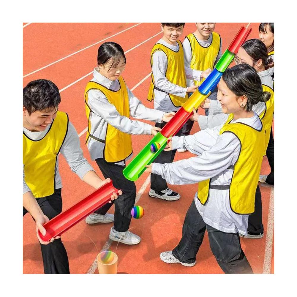 Sportfeste, Teamspiele, Pipeline-Herausforderungsspiel, Teambuilding für die Arbeit, Gruppenaktivitäten, Outdoor-Aktivitäten