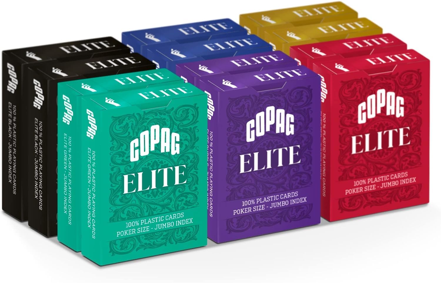 CopagElite 100% Colour Pack of 12 Mix (6 Colours) - Pack of 12