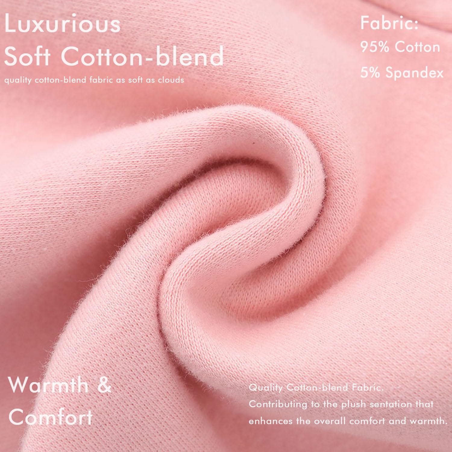 Toddler Thermal Underwear Set Girls Boys Long Johns Kids Pajamas Pjs, 3-7 Years - Image 6