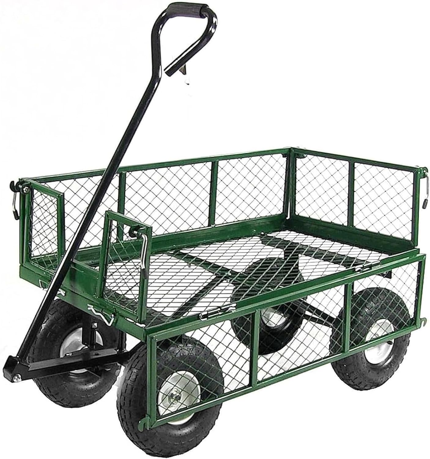 Wheelbarrow Wheel 10" Trolley Wheels Replaceable Puncture Wheels 4.10/3.50-4 Solid Tire Wheel Metal Industrial Wheelbarrow Trolley Rubber Tire