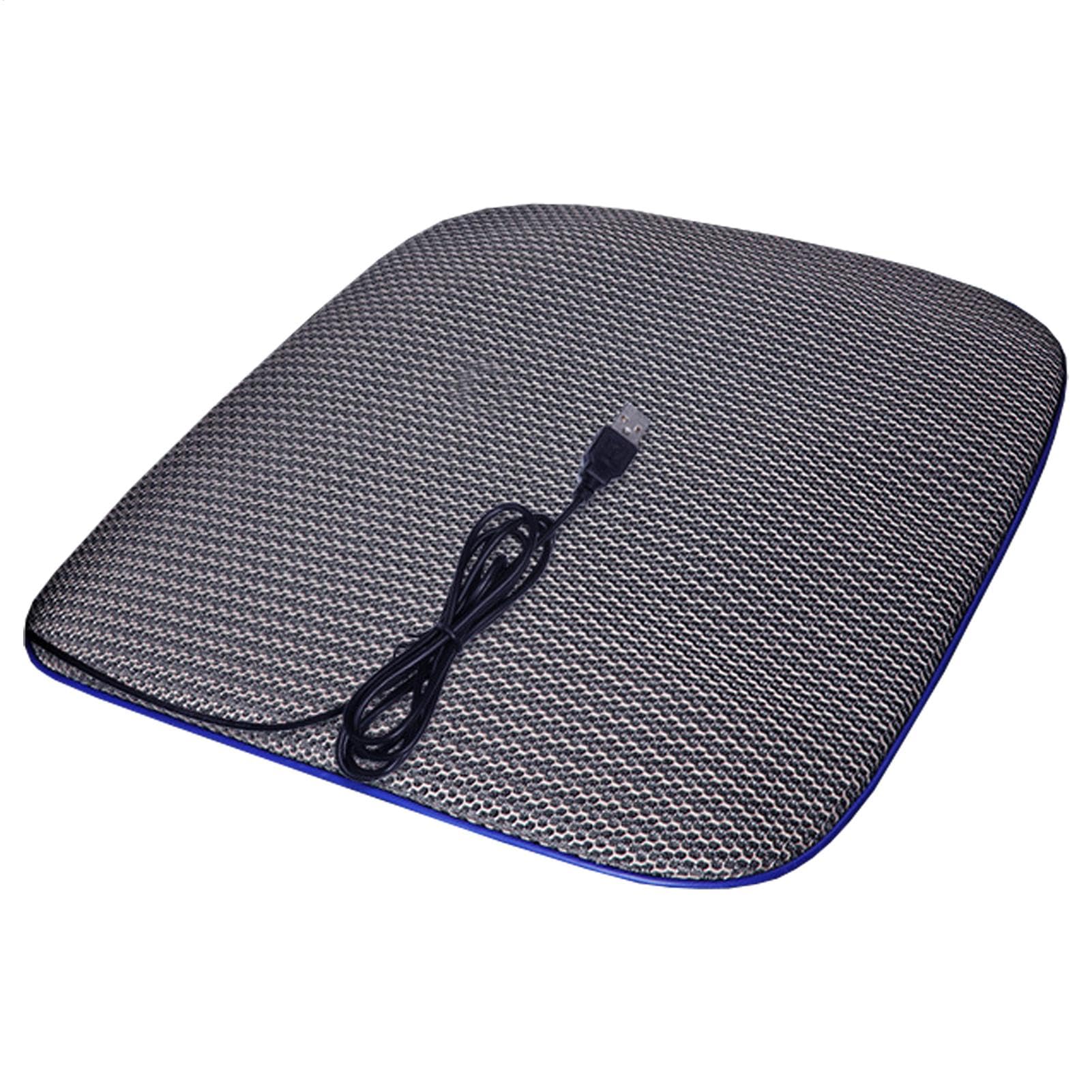 Cojín para Asiento de Coche - Cojín de Asiento de Coche con refrigeración | USB, cojín de asiento de coche transpirable, Cómodo cojín de asiento de coche con refrigeración USB para automóvil