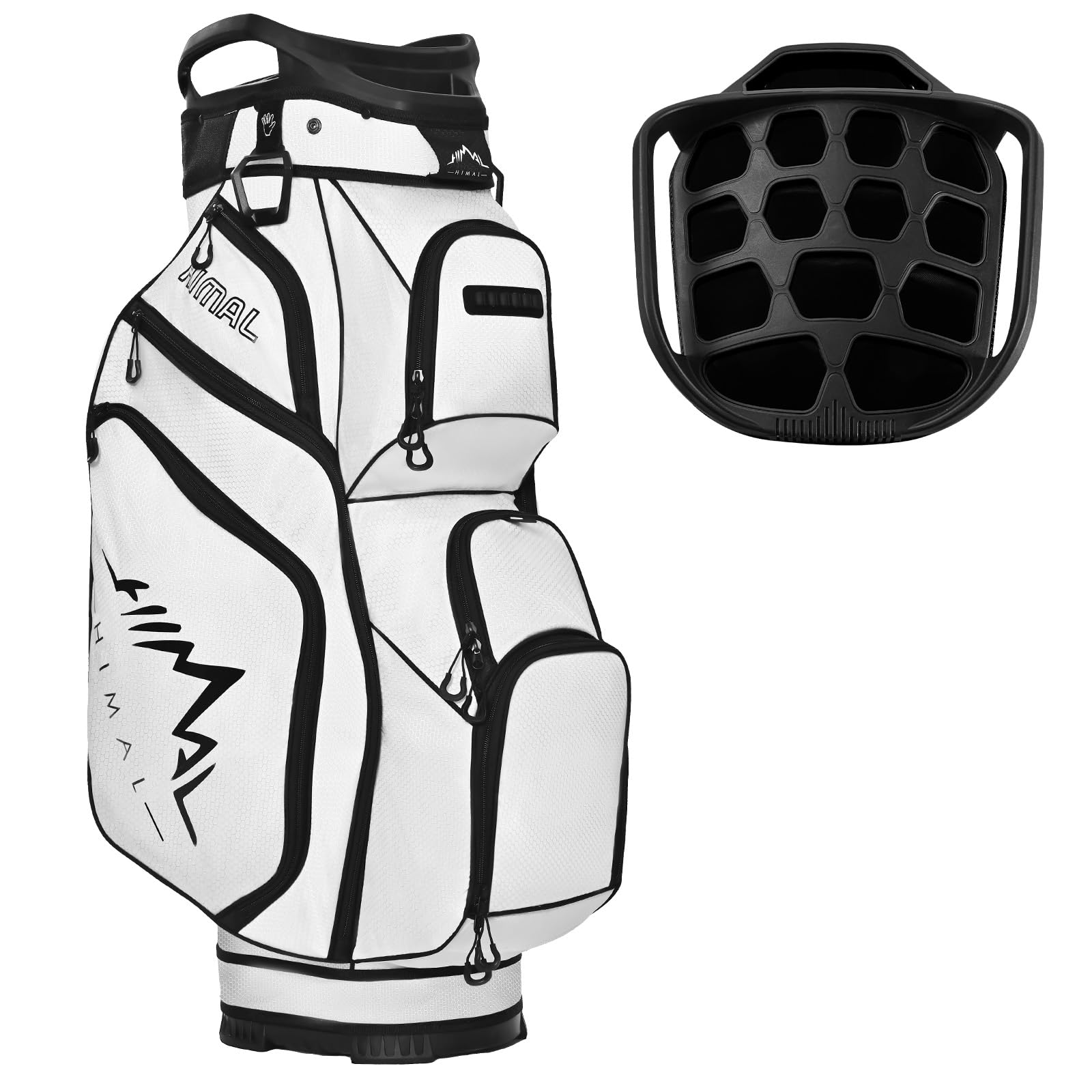 UNIHIMAL 14-Way Golf Cart Bag, Full Length Premium Golf Bag for Men with Cooler Pocket, Handles and Rain Cover