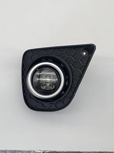 Miniatura 7 de Luces antiniebla LED para parachoques Dodge Charger 2015, 2016, 2017, 2018, 2019, 2020, luces antiniebla con interruptor y arnés (lente transparente)