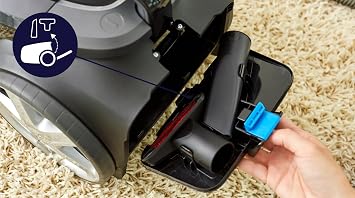 PHILIPS PowerPro Max Torbasız Elektrikli Süpürge - 900W, PowerCyclone 8, Alerji Kilidi, HEPA 13 Filtre, TriActive+ Başlık, Dijital Güç Kontrolü (FC9749/07)