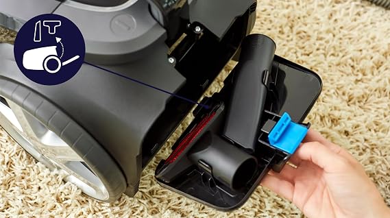 PHILIPS PowerPro Max Torbasız Elektrikli Süpürge - 900W, PowerCyclone 8, Alerji Kilidi, HEPA 13 Filtre, TriActive+ Başlık, Dijital Güç Kontrolü (FC9749/07)