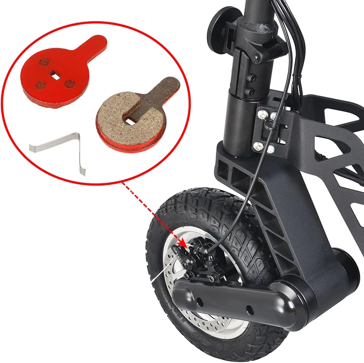 30/50Pair Low Noise Cyclings Brake Pad SemiMetallic Bicycles Disc Quiet Bike Disc Cycling Accessory Semimetallic Cyclings Brake Pad Universals Bikes Repair Part Road Bikes