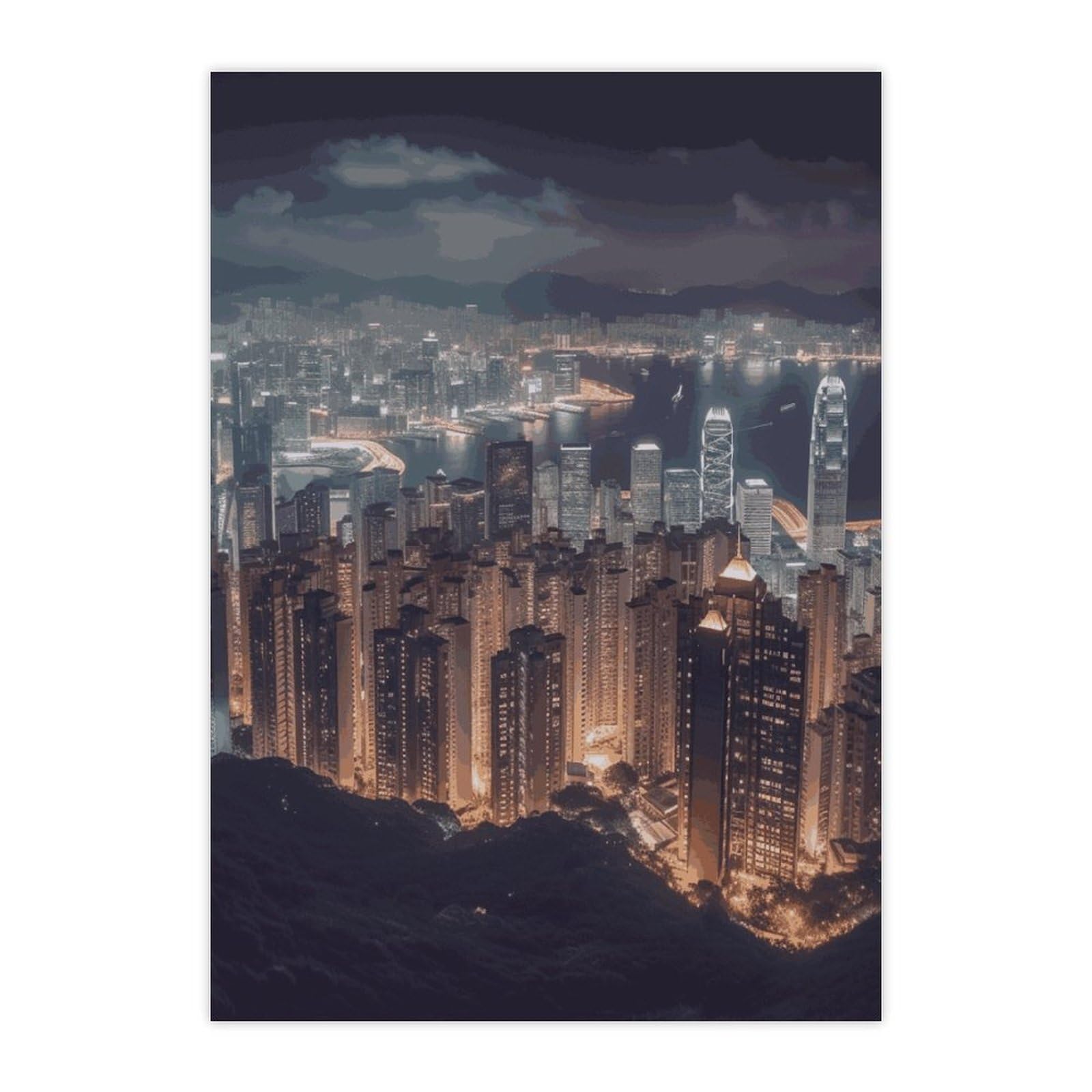 Autocollants mignons Hong Kong vinyle imperméable sticker gourde et ordinateur portable