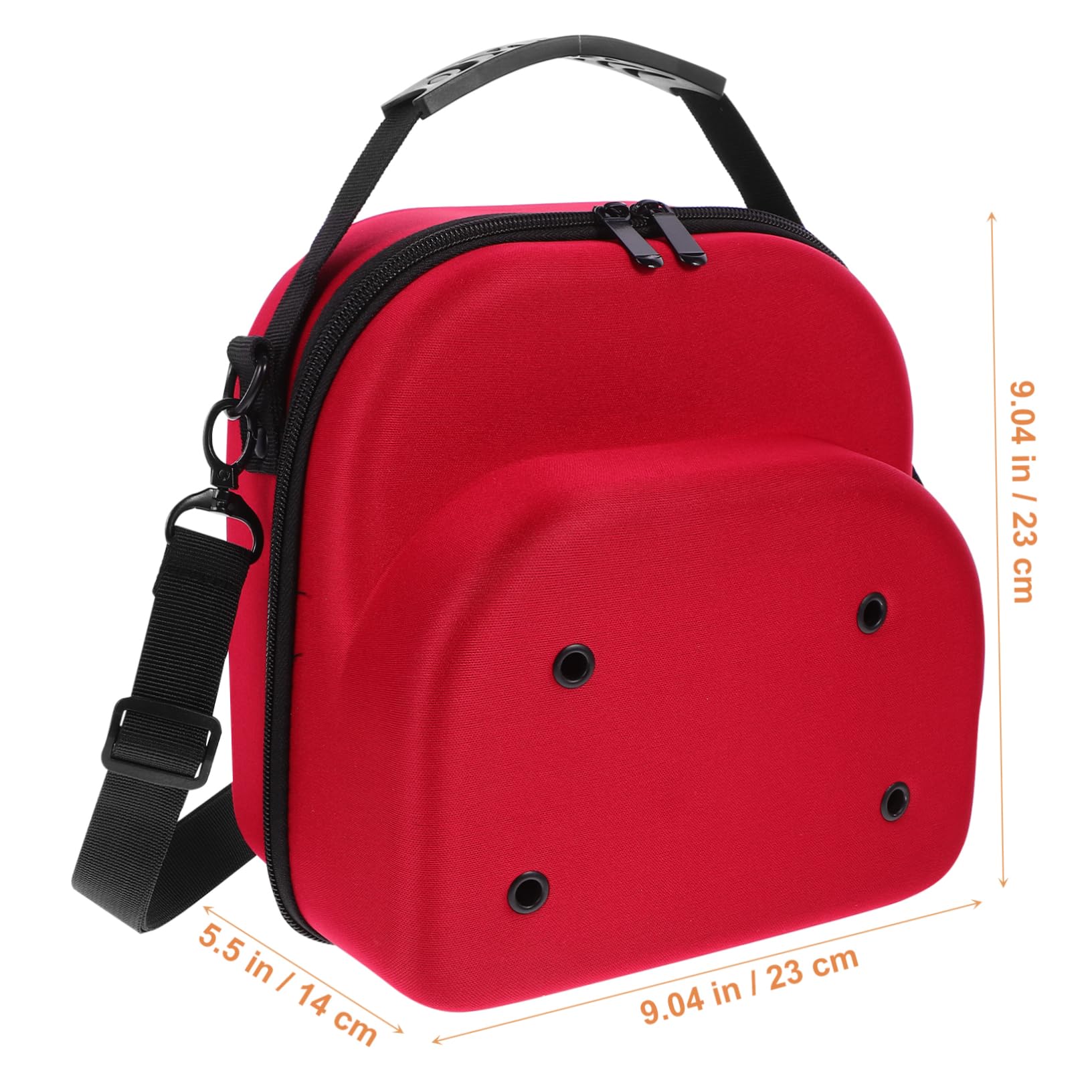 Vaguelly Hat Storage Box for Baseball Caps Portable Travel Cap Carrier Case Smooth Zipper Compact Design for Easy Organization for Birthdays and Holidays