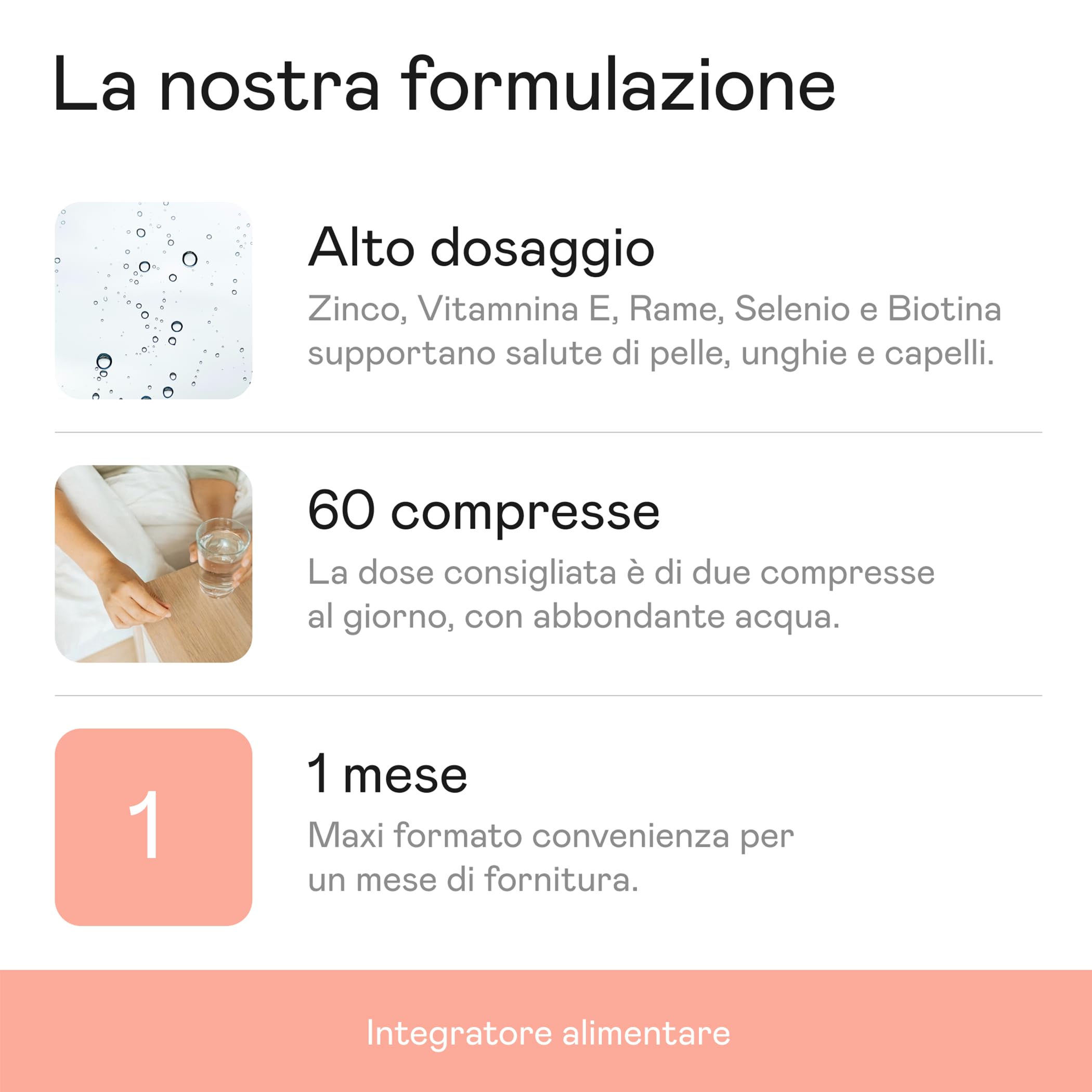 Aenea, Mela Annurca Capelli 60 Cps, Anticaduta Uomo e Donna, Rinforza e Favorisce la Crescita Con Biotina, Selenio, Rame, Vitamina E, Melannurca Integratore Capelli, Cuoio Capelluto, Pelle e Unghie