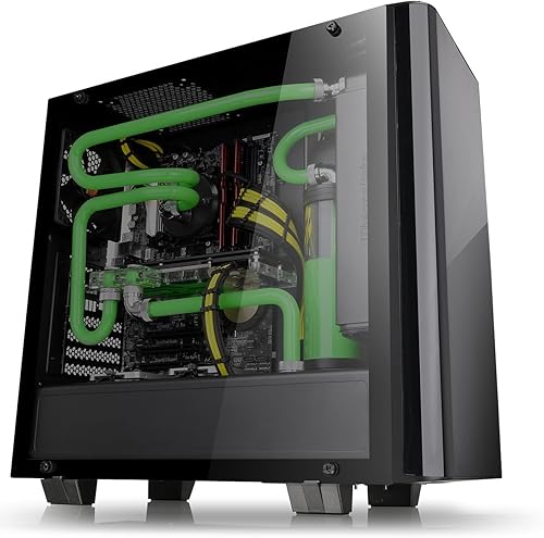 Vista 53 de Thermaltake View 300 MX TG ARGB Motherboard Sync E-ATX - Carcasa para computadora de torre media con ventilador ARGB frontal de 0.079 x 7.874 in