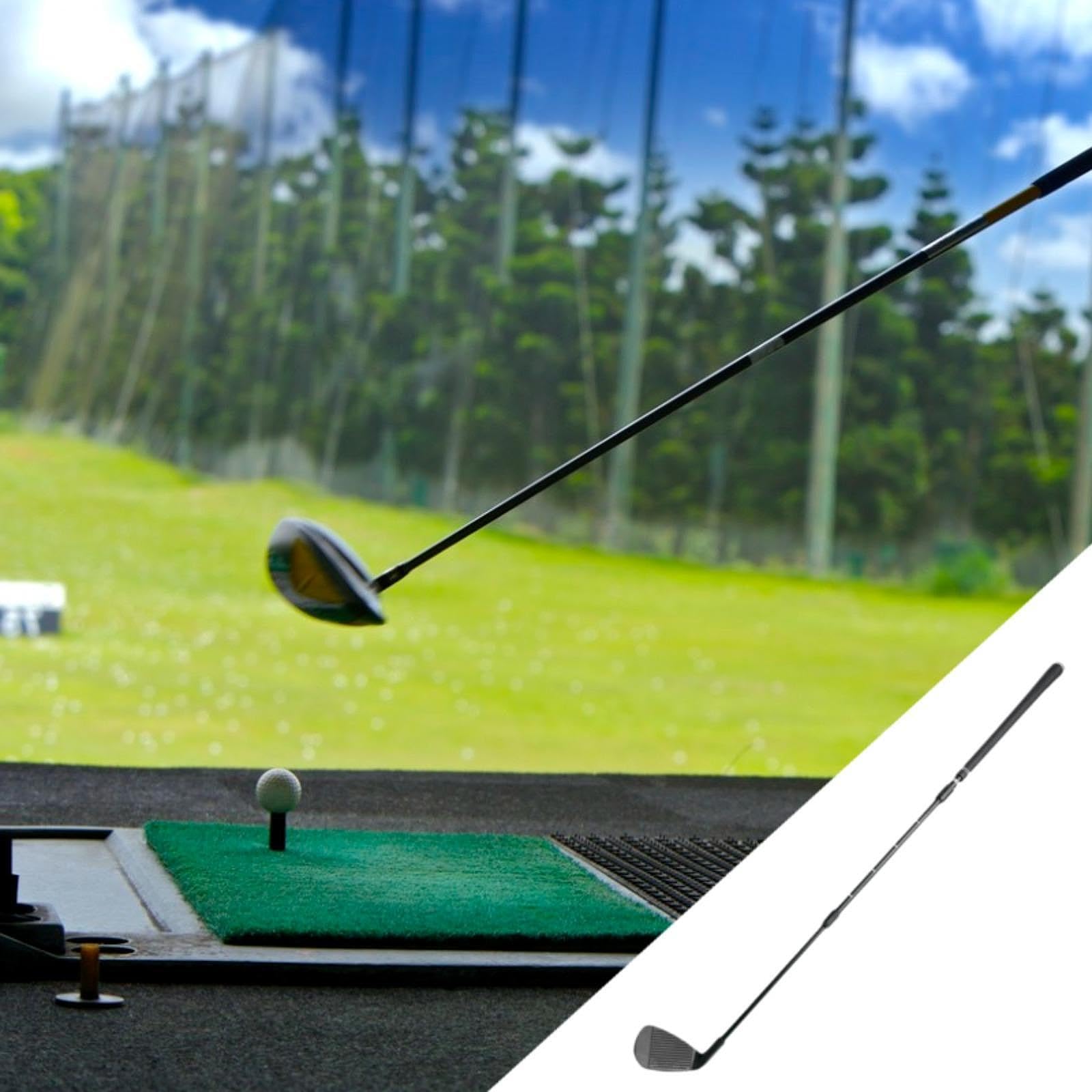 Palo de Golf Retráctil para Practicar Chipping Al Aire Libre