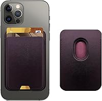 Vista 21 de Cartera magnética iLodn compatible con MagSafe para iPhone 17 16 15 14 13 12 Pro Max Air Plus, tarjetero Mag 3 Safe adhesivo para accesorios