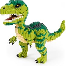 Building Blocks Dinosaur Model Micro Mini Blocks Dinosaur Building Kit Gift for Kids and Adults Velociraptor