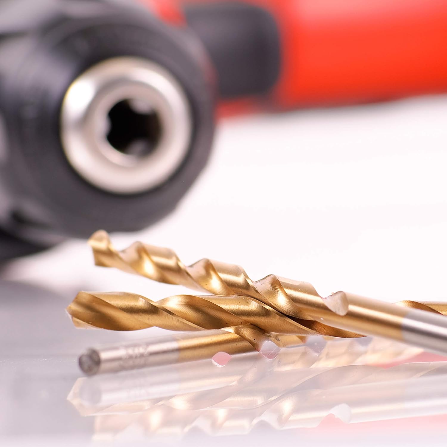 230 PCS Professional Titanium Twist Drill Bit Set, Professional Series 6542 HSS Metric Drill Bits for Metal, Steel, Wood, Plastic, Copper, Aluminum Alloy, Stainless Steel with Box