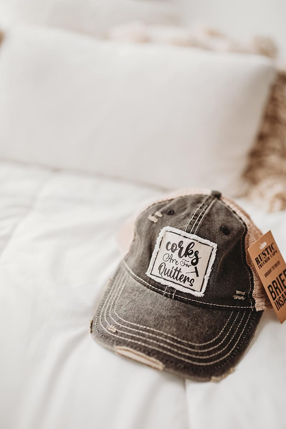 BRIEF INSANITY Drinking Themed Funny Trucker Hats for Women and Men, Unisex Novelty Snapback Hats for Adults