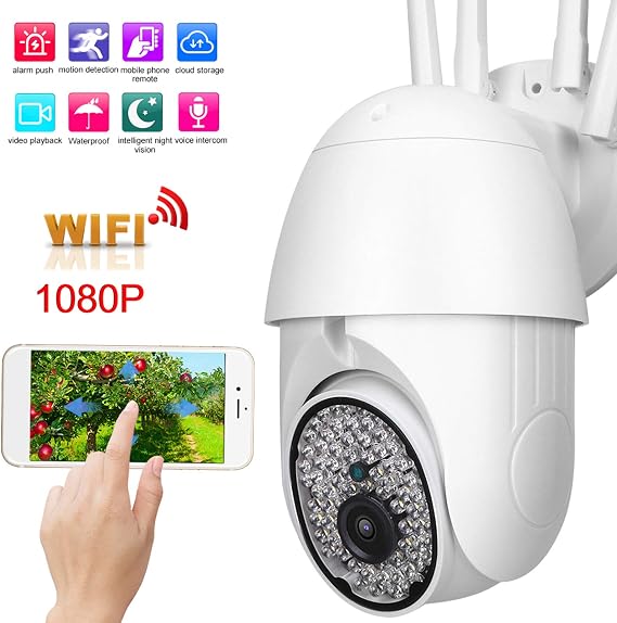 Amazon 動き検出追跡セキュリティcctvホームセキュリティカメラ監視cctv1080p Ptz 家庭 屋外用 U S Regulations Mothinessto スタンダード型防犯カメラ