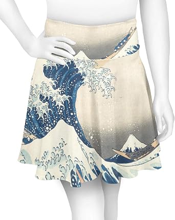 Great Wave Off Kanagawa Skater Skirt