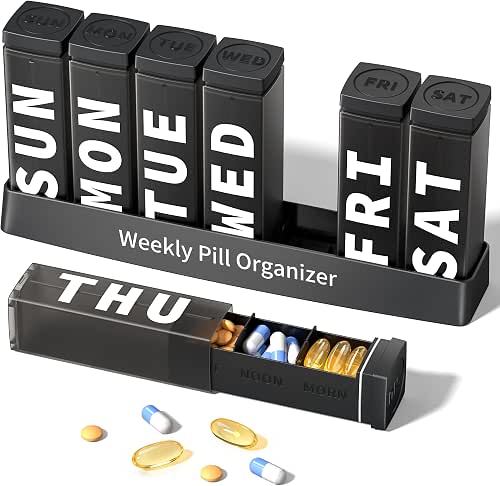 Betife Large Weekly Pill Organizer 3X a Day