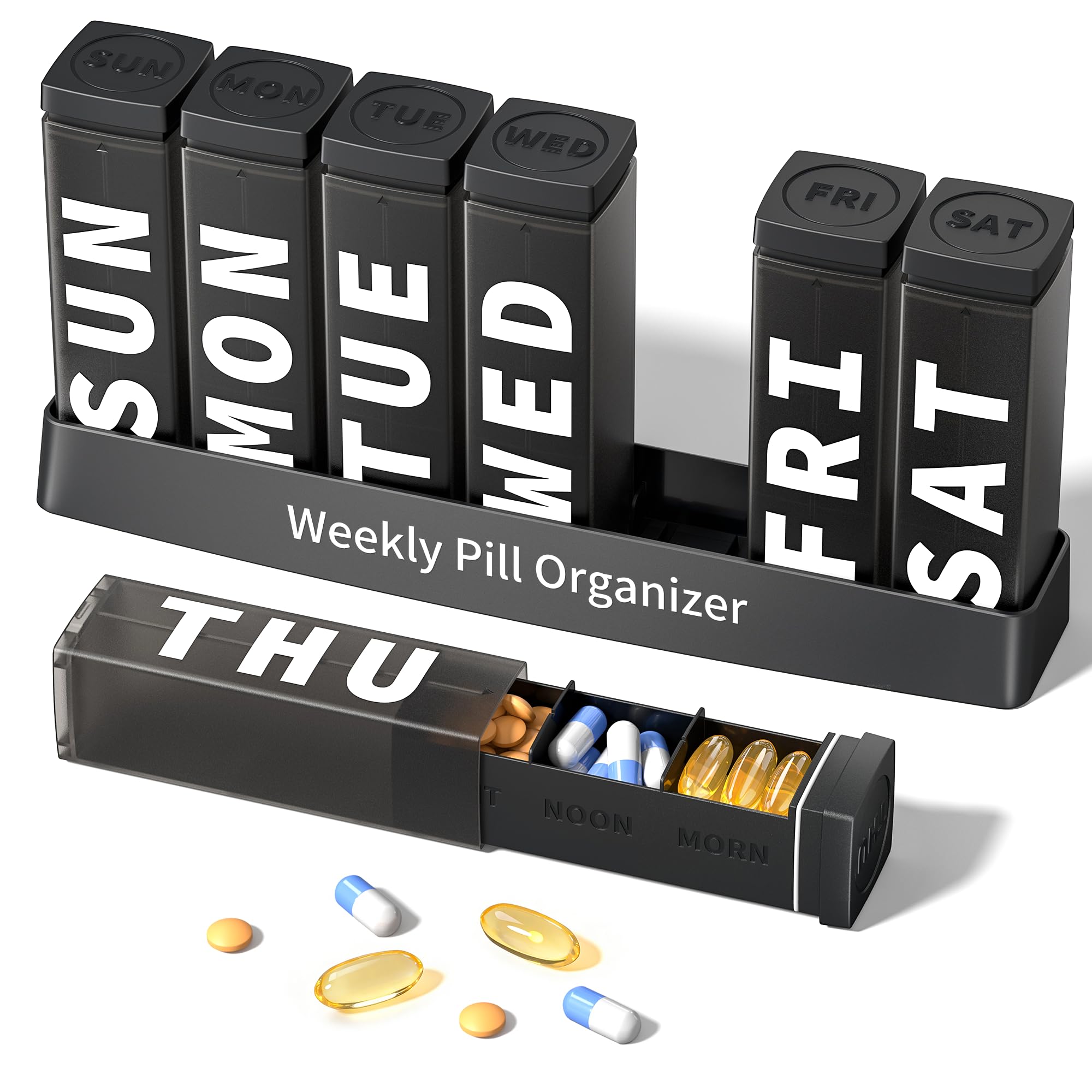 Betife Pill Organizer 3X a Day