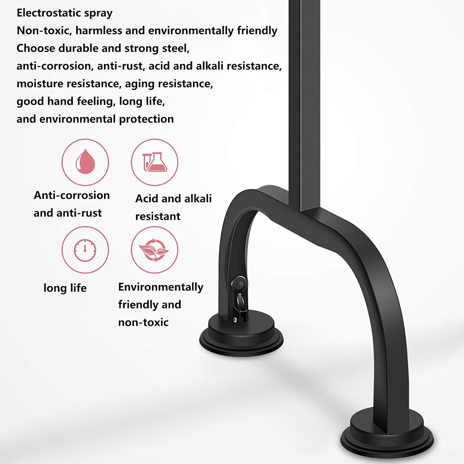 Adjustable Portable Ballet Bar - Freestanding Dance Stick with Suction Cups Heavy Duty Support for Home Studio Ideal for Professional Dance Practice & Training