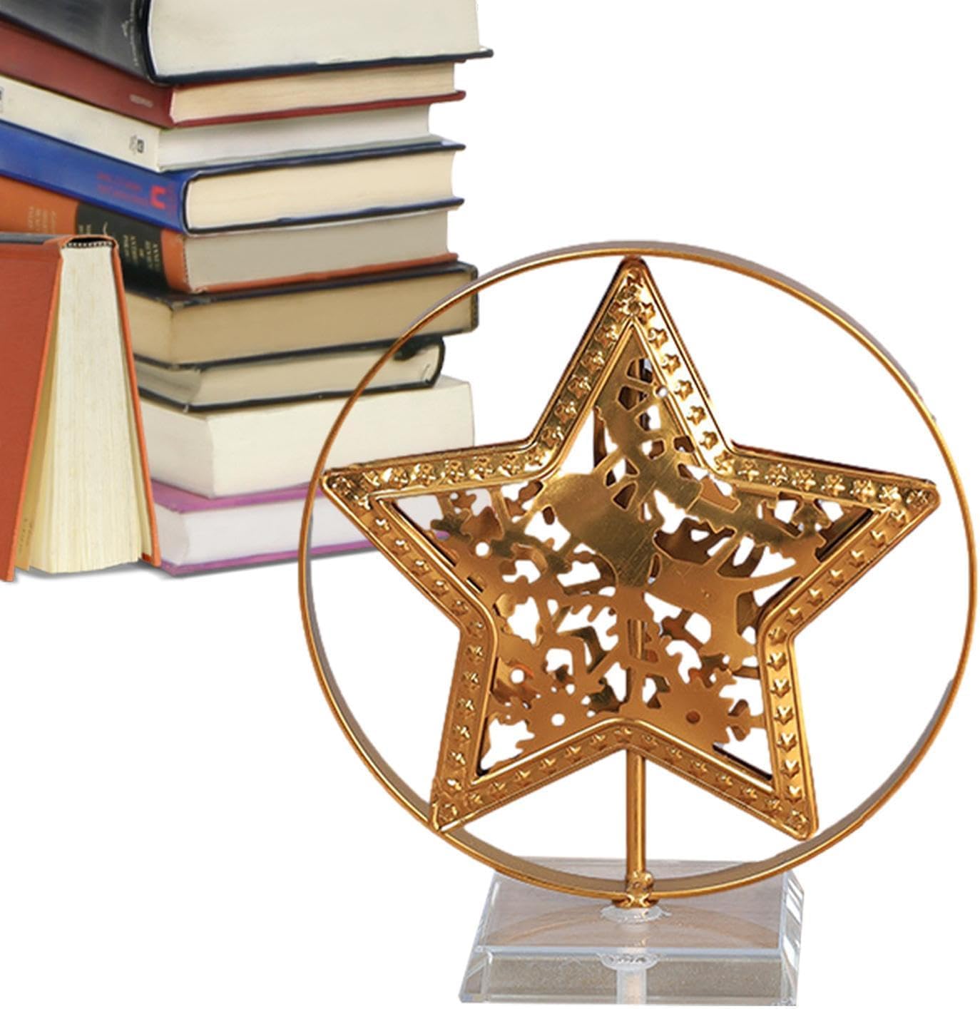 Metal Christmas Display Stand Decor - Metal Christmas Tree Table Decoration,Home Decoration Accents for Living Room, Hallway, Bedroom, Study, Dining Room Decorhome